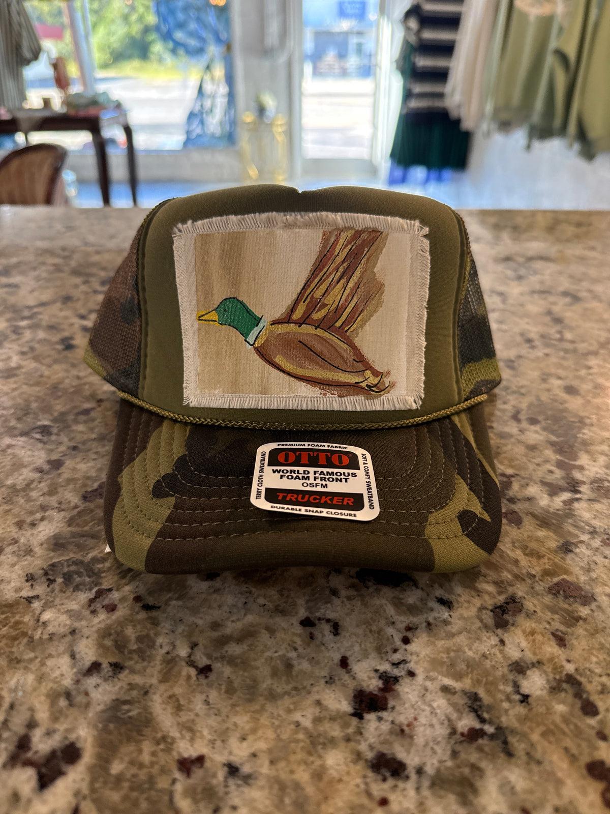 Flying Duck Dark Camo Trucker