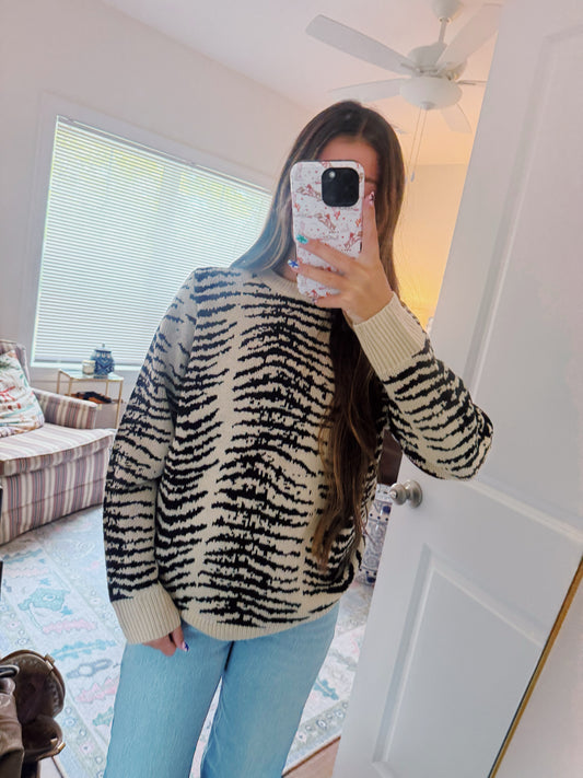 Zebra Sweater