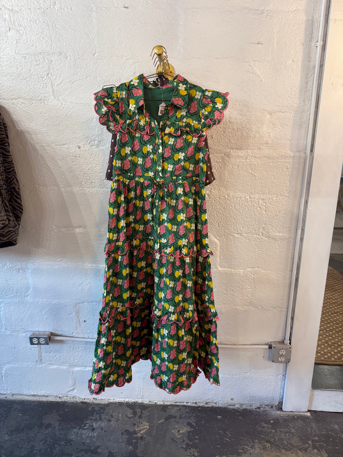 Tally Scalloped Midi