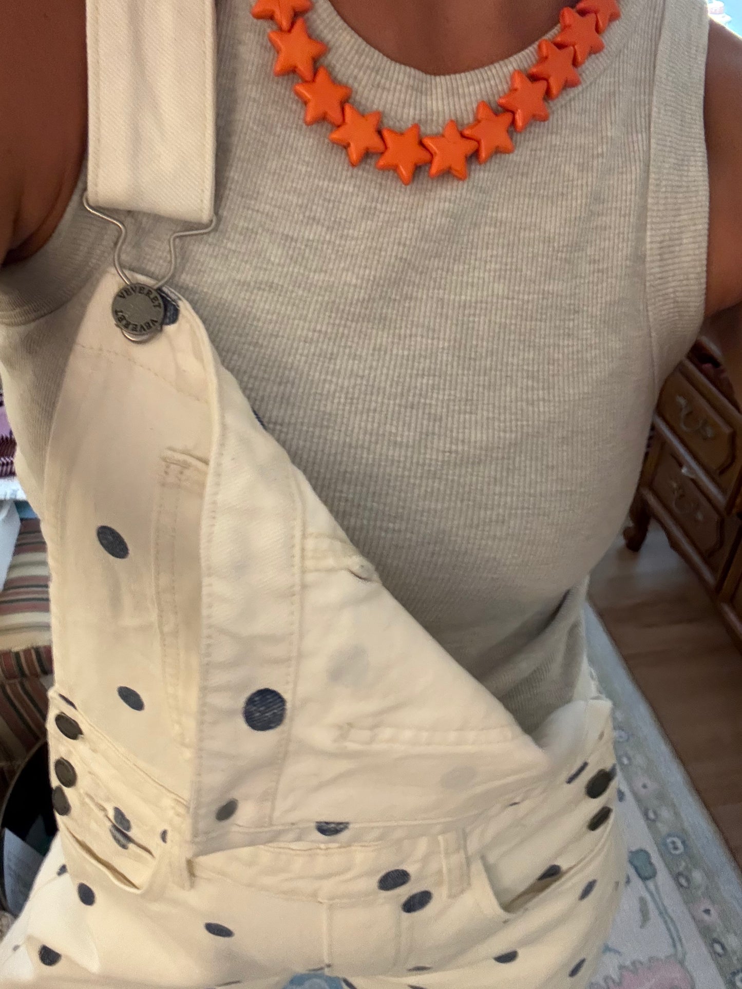 Orange Star Necklace
