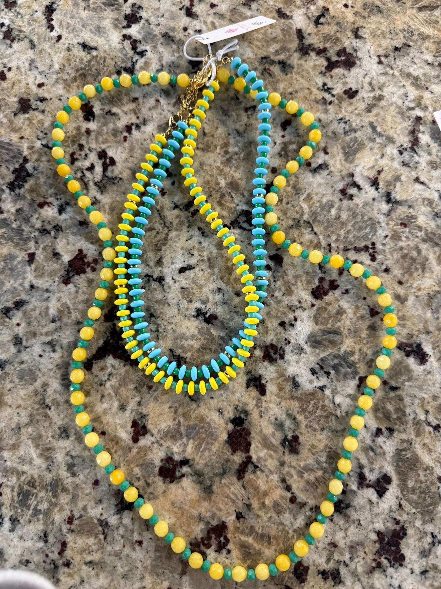 Blue Calypso Layered Necklace