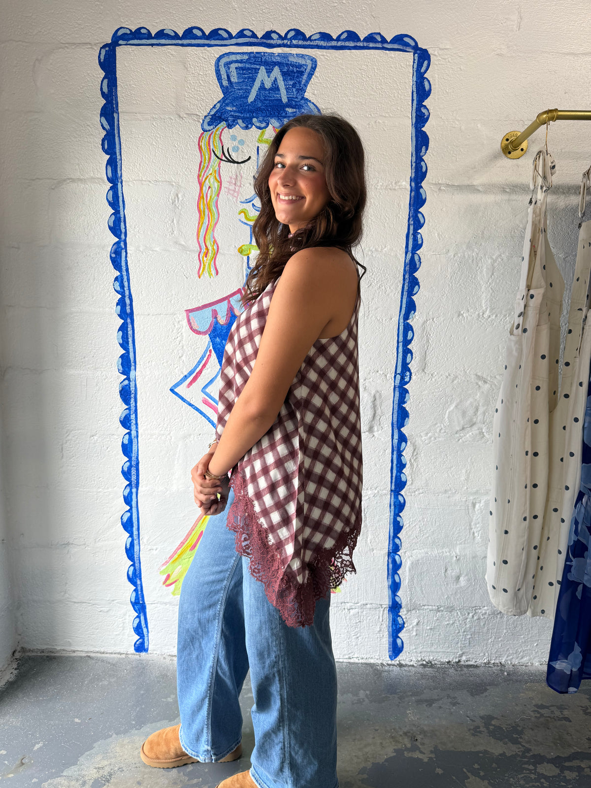 Plaid Top