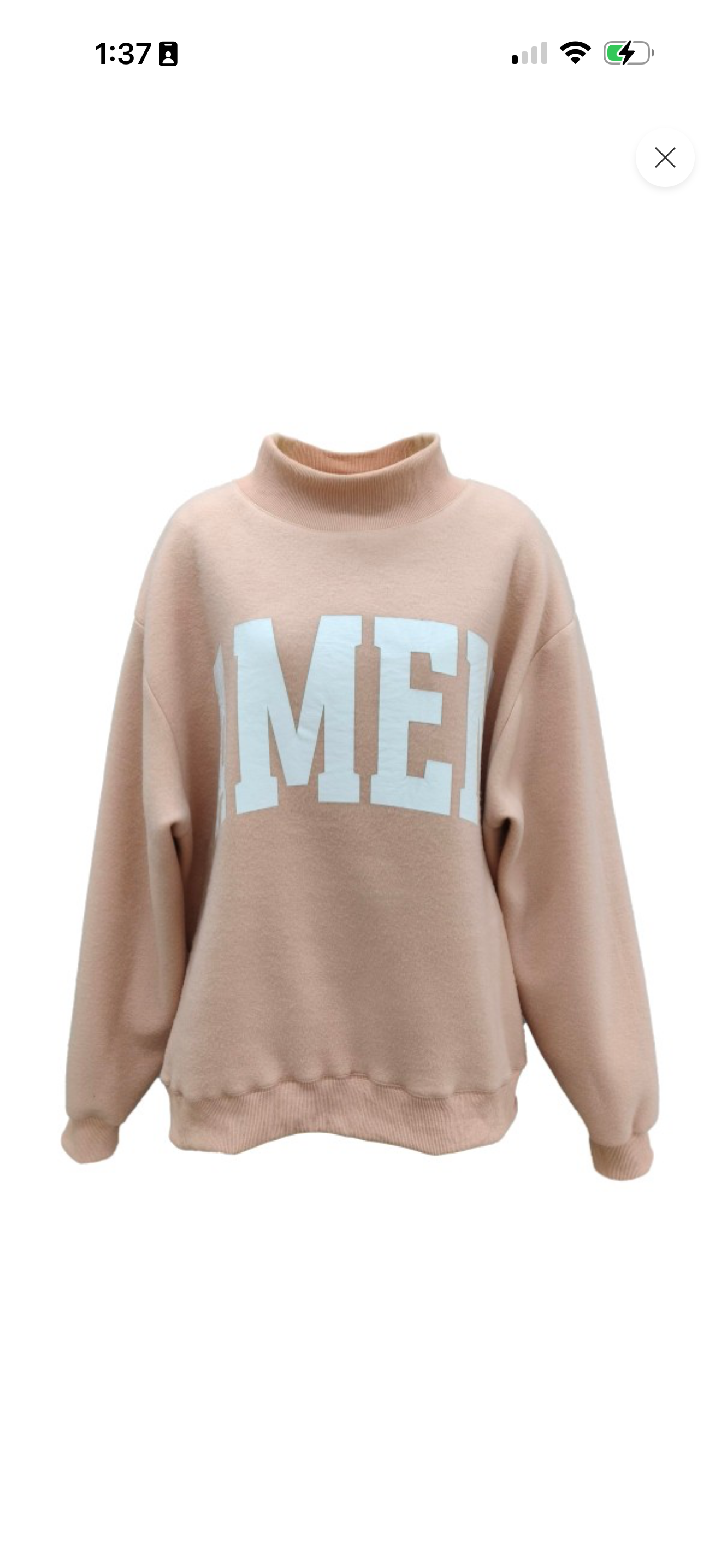 ‘WWJD’ & Amen reversible mockneck