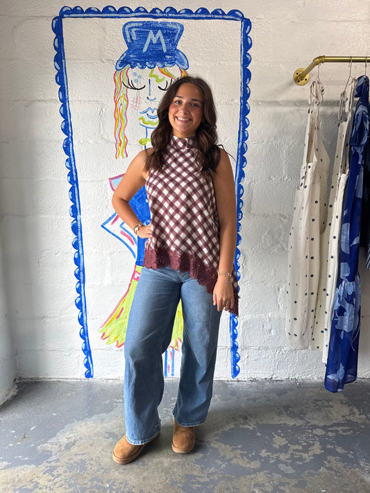 Plaid Top