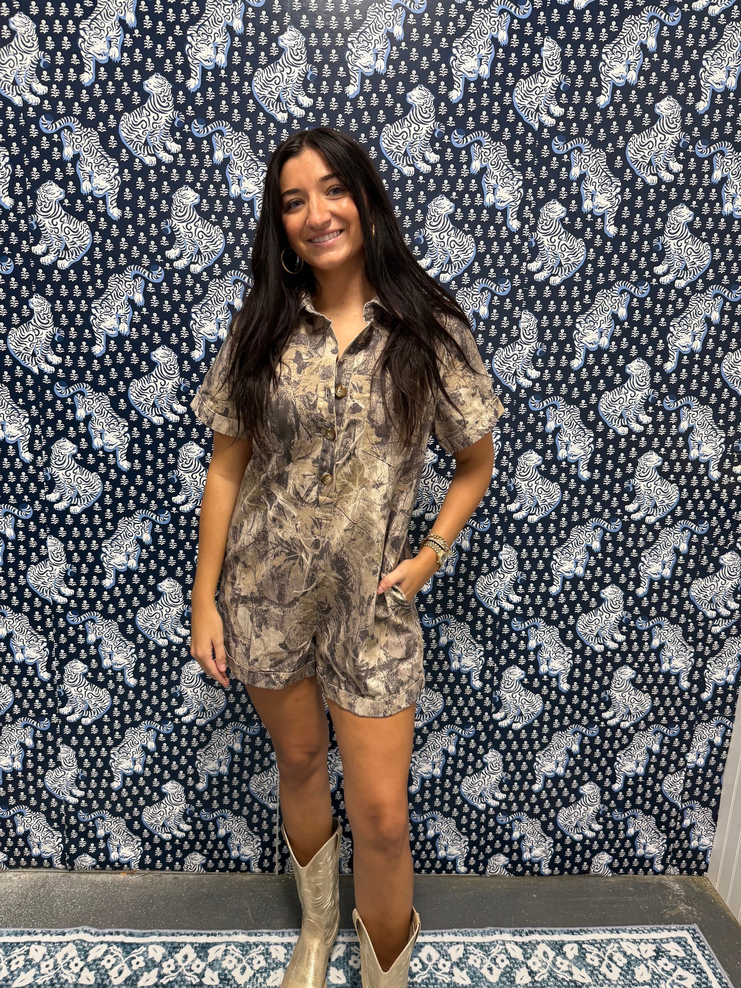 Camo Romper