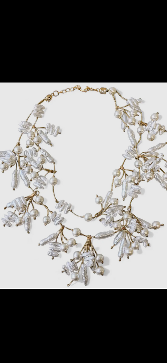 Lariat Pearl Necklace