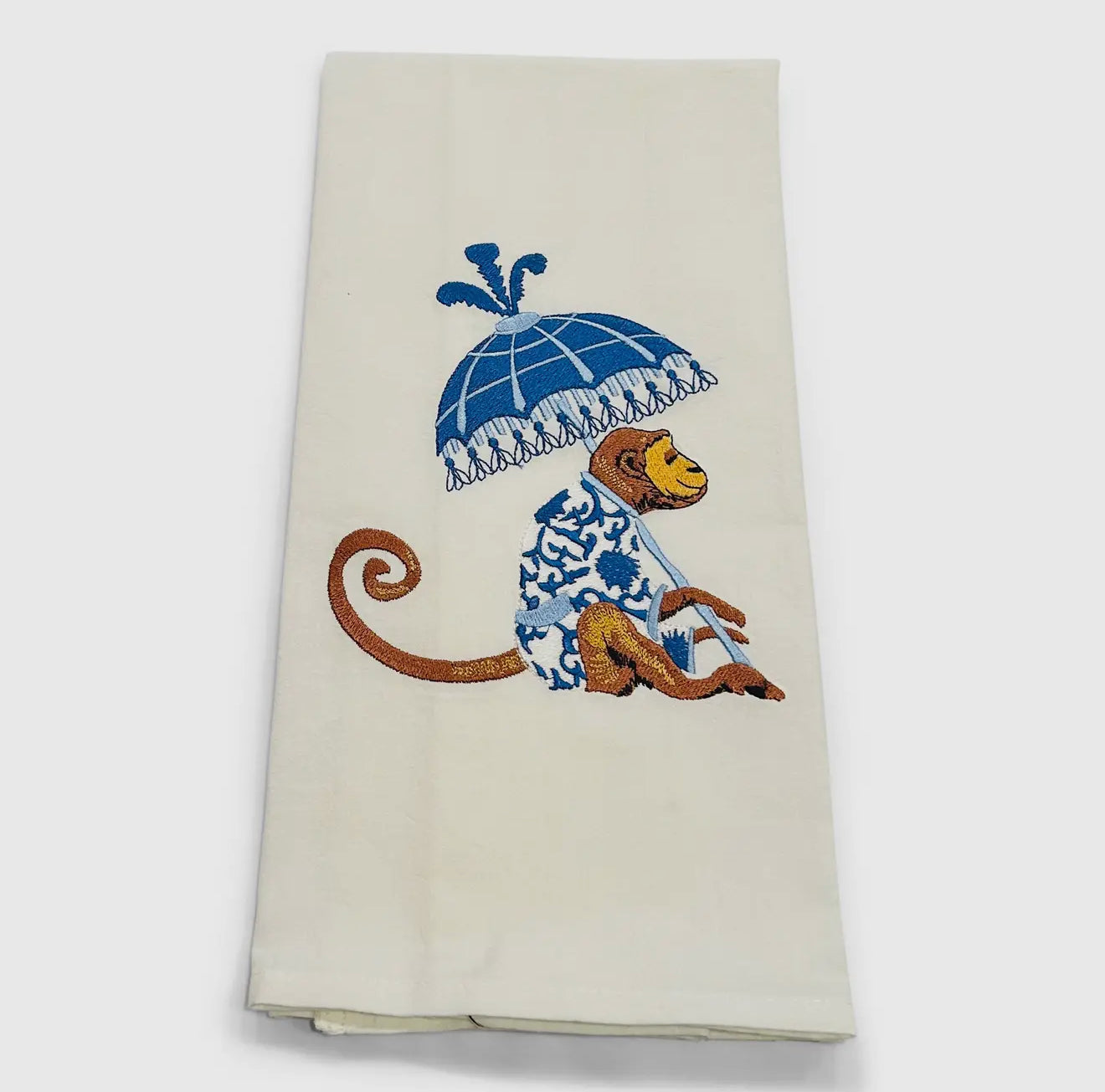 Blue Monkey Hand-Towel