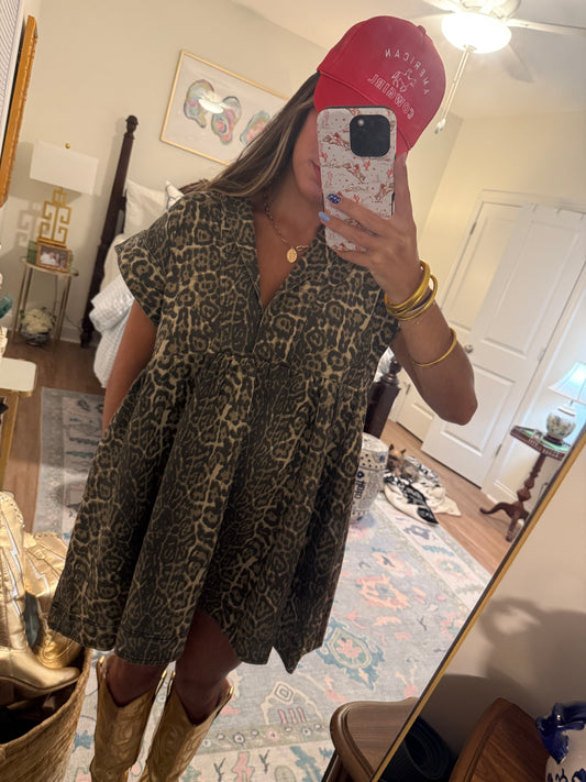 Maria Leopard Mini