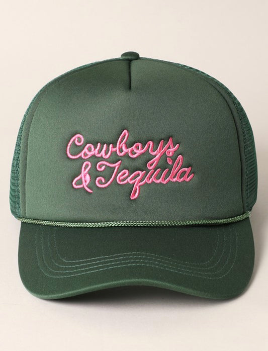 Cowboys & Tequila Trucker Hat