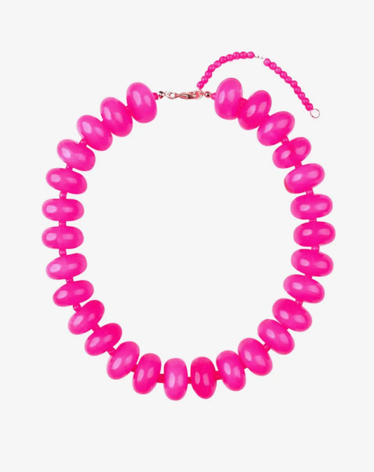 Taffy Chunk Beaded Necklace