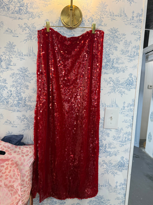 Holiday Sequin Skirt
