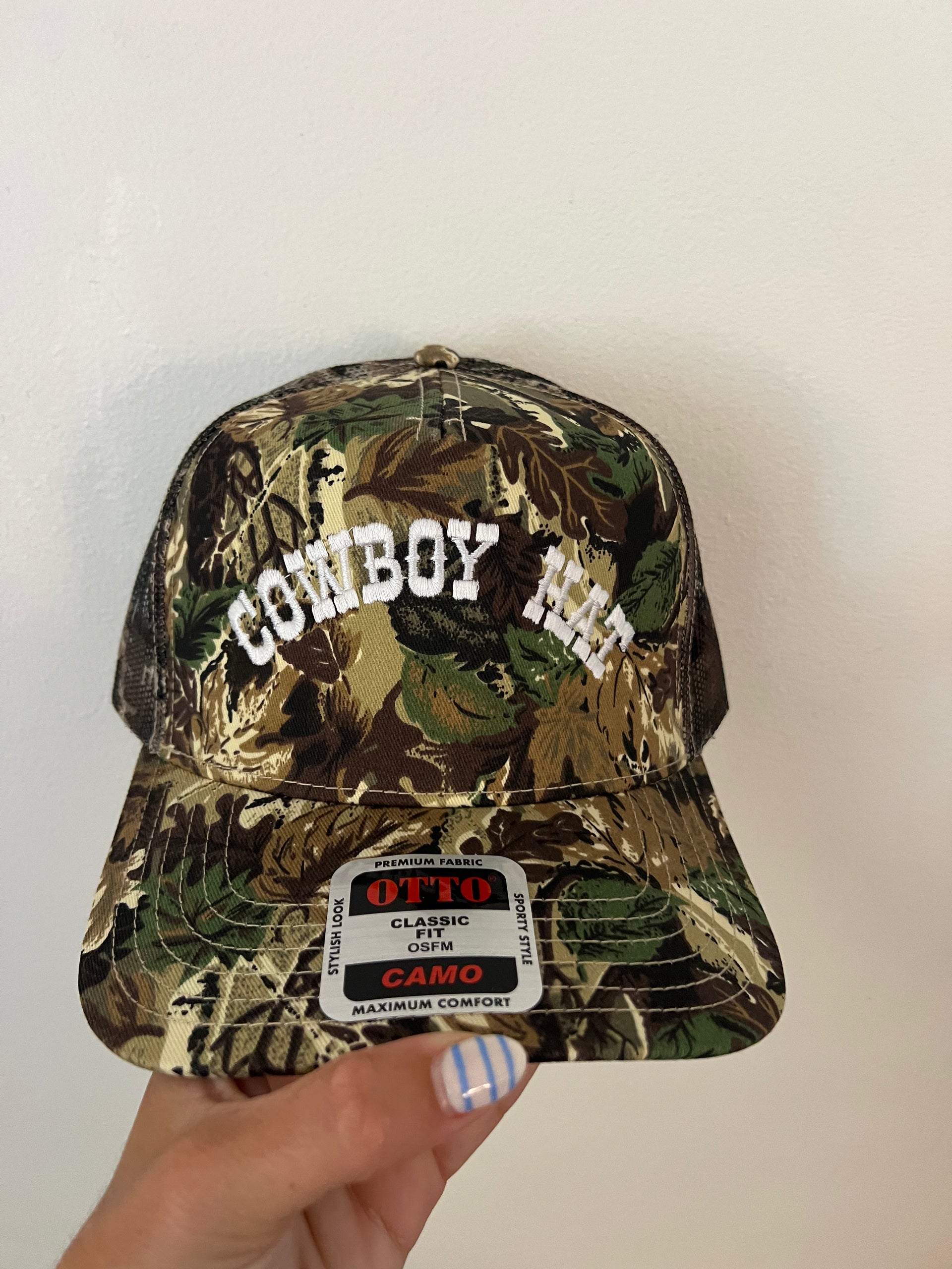 Camo western hat sales