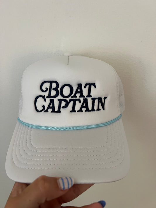 Boat Captain Trucker Hat