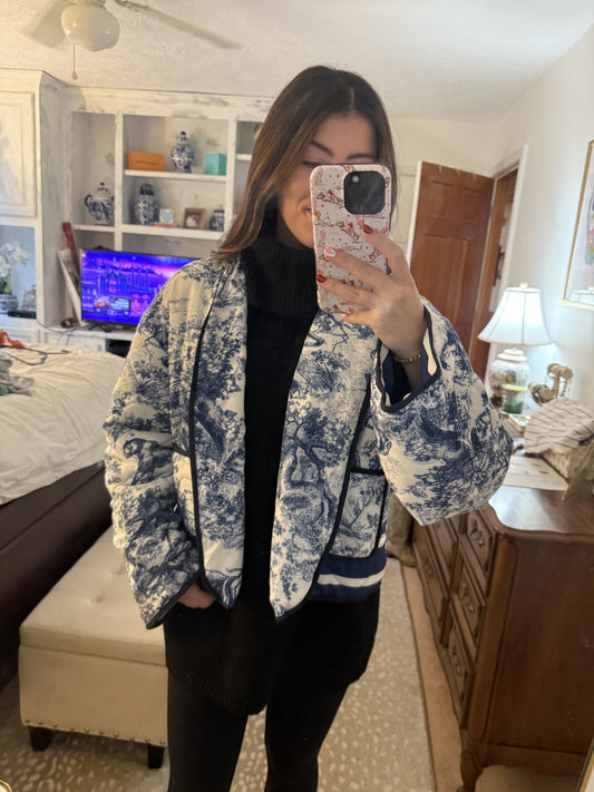 Collar Quilted Jacket