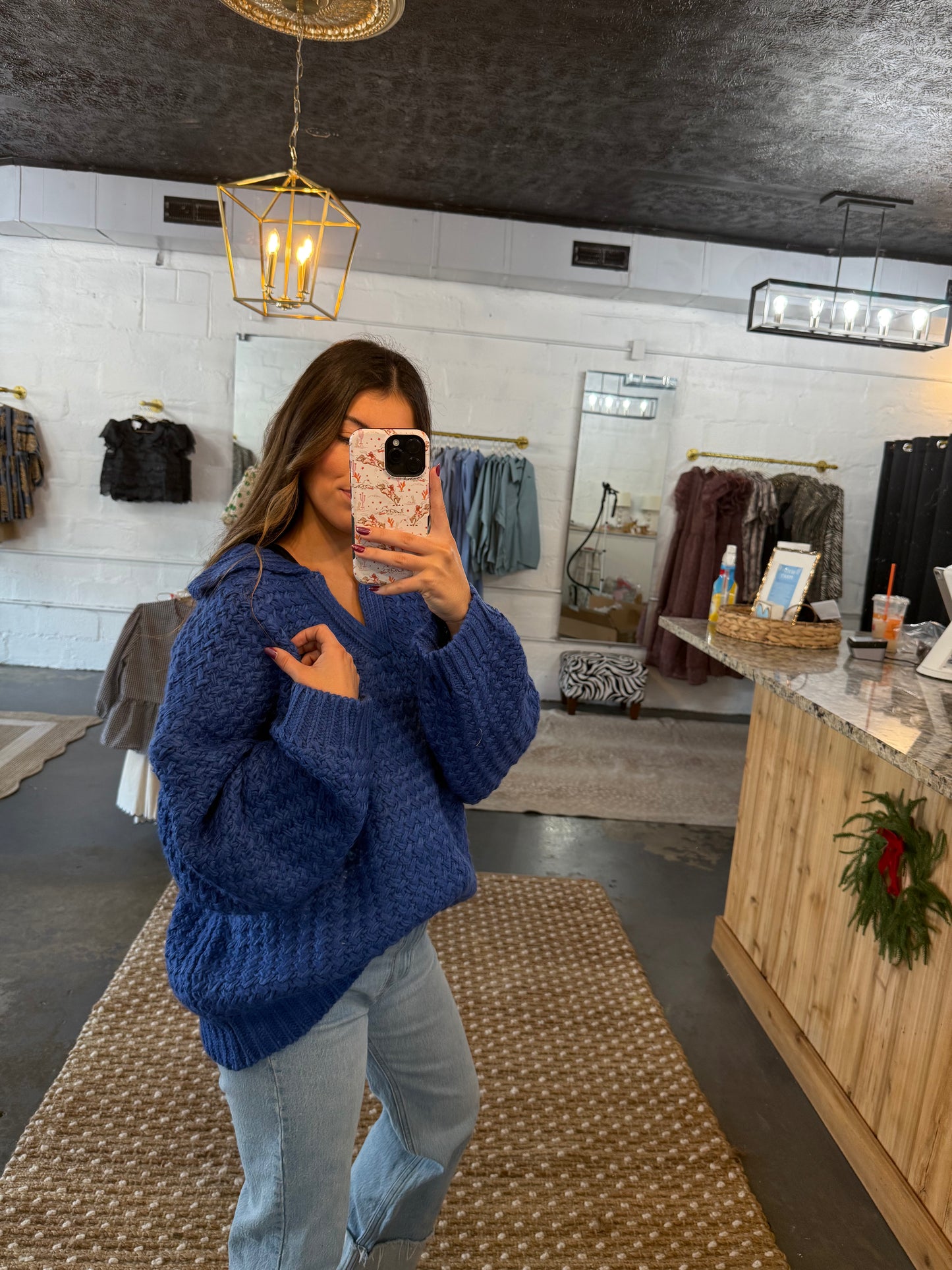 Blue Sweater