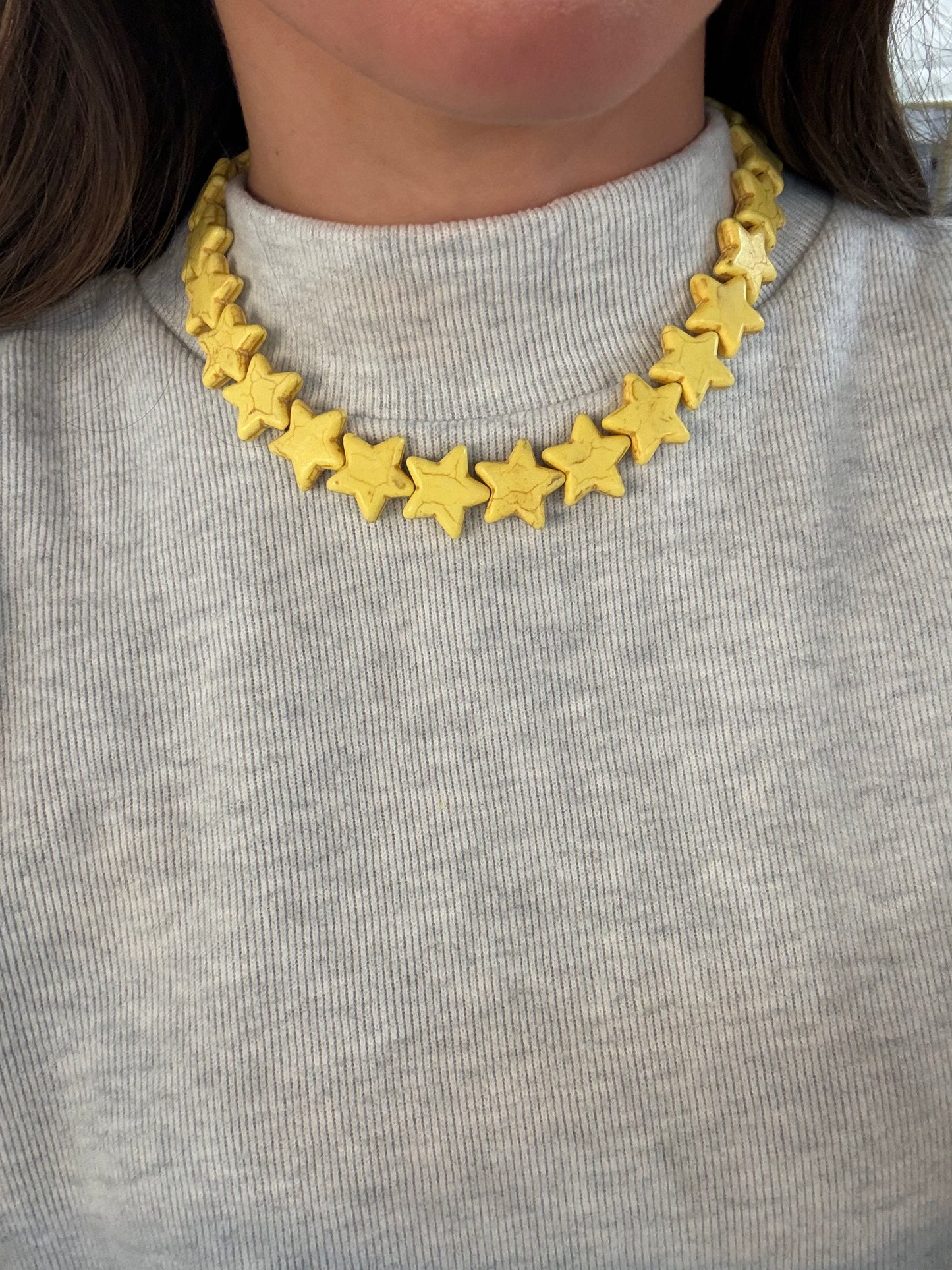 Yellow Star Necklace
